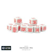 Orders Dice Pack - White