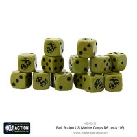 US Marine Corps D6 Dice (16)