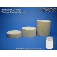PK-Holzsockel-Zylinder-H/D 15x60mm