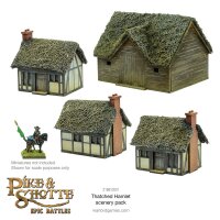 Pike & Shotte Epic Battles - Thatched Hamlet Scenery...