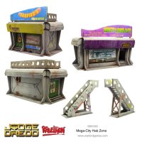 Mega-City Hab Zone Scenery Set