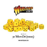 Spot Dice 10mm - Yellow D6 (30)