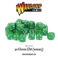 Spot Dice 10mm - Green D6 (30)