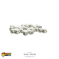 Spot Dice 10mm - White D6 (30)