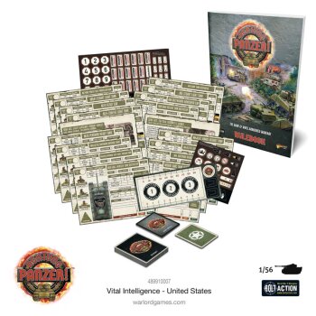 Achtung Panzer Card/Token Bundle: USA (English)