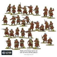 Bolt Action - Battle of the Bulge Starter Set with US Army (Winter) Platoon