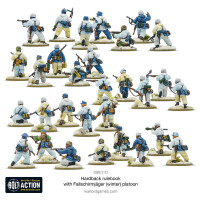 Bolt Action - Hardback Rulebook with Fallschirmjäger (Winter) Platoon