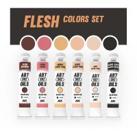 FLESH COLORS SET - ABT 502 OILS (6x20mL)