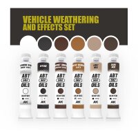 VEHICLE WEATHERING & EFFECTS SET - ABT 502 OILS (6x20mL)