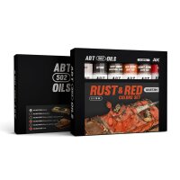 RUST & RED COLORS SET - ABT 502 OILS (6x20mL)