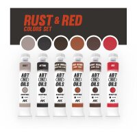 RUST & RED COLORS SET - ABT 502 OILS (6x20mL)