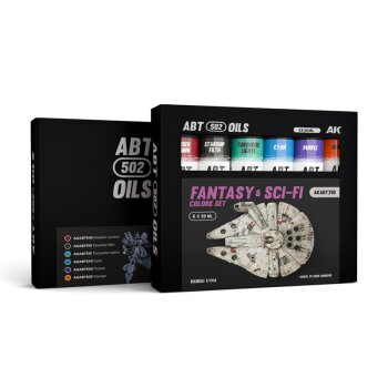 FANTASY & SCI-FI COLORS SET - ABT 502 OILS (6x20mL)