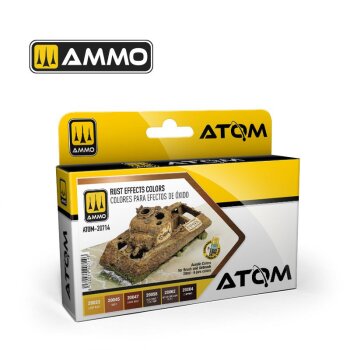 ATOM Rust Effects Colors Set (6x20mL)