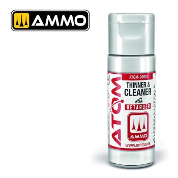 ATOM Thinner and Cleaner with Retarder 20 ml