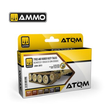 ATOM Tyres and Rubber Rusty Tracks Set (6x20mL)