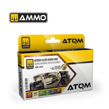 ATOM Interior colors German Tanks Set (6x20mL)