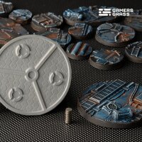 Spaceship Corridor  Round 60mm (x2)