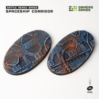 Spaceship Corridor  Oval 90mm (x2)