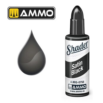 MATT SHADER Satin Black (10ml)