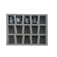 Half-size small box for 15 minitaures on 40mm bases