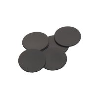 Self-adhesive magnetic foil stickers for 25mm round cast...