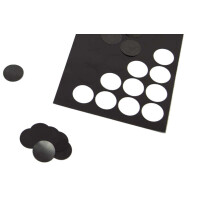 Self-adhesive magnetic foil stickers for 32mm round cast bases (blister of 10 pc.)