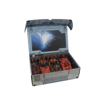 Strike Force Box with additional metal plate attached to the inner back side  (Sci-fi)