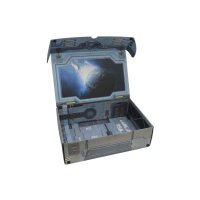 Strike Force Box with additional metal plate attached to the inner back side  (Sci-fi)