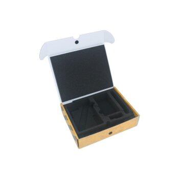 S&S Half-size Small Box with foam tray for SW Shatterpoint gaming accessories