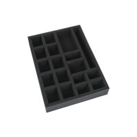 Foam tray for tokens, measures and dice