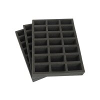 Set of 3 traditional foam trays