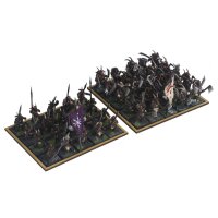 Magnetic movement tray for 4 minis on 25mm bases, 4x1