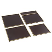 Magnetic movement tray for 4 minis on 30mm bases, 4x1