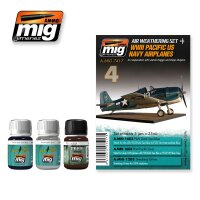 A.MIG-7417 WWII Pacific US Navy Airplanes (3x35mL)