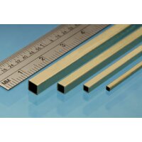 Messing Quadrat-Profil (6.35 x 6.35 mm - 2 x)