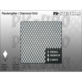 PKS-Diamond-Grid-Medium-4mm