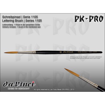 DaVinci Freehand Pinsel - Serie 1105 - Gr. 2/0