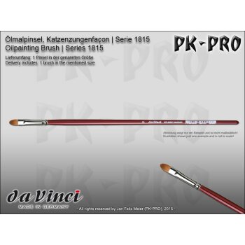 DaVinci Oilpainting Brush - Series 1815 - Size 1