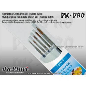 DaVinci Rotmarder Allround Set+Seife Serie 5246