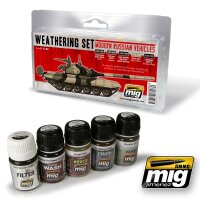 A.MIG-7147 Modern Russian Vehicles Weathering Set...