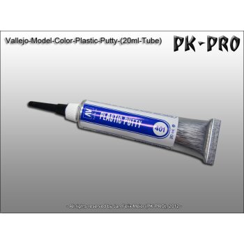 Vallejo White Plastic Putty (20ml) Tube - G and G Model Shop
