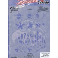 IWATA-ARTOOL Patriotica Schablone White-(PTR 2 SP)