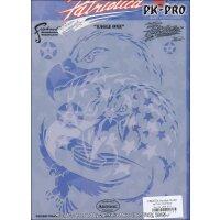 IWATA-ARTOOL Patriotica Schablone Eagle One-(PTR 4 SP)