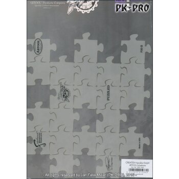 IWATA-ARTOOL FXII Schablone Puzzled-(FXII 8SP)