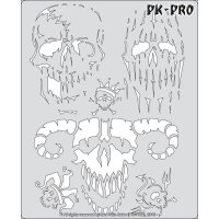 IWATA-ARTOOL Curse of Skullmaster Schablonen-Set-(FH SK15 SP)