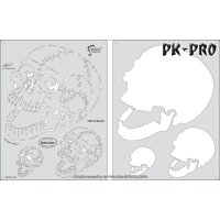 IWATA-ARTOOL Horror of Skullmaster Schablonen-(FH SK 22)