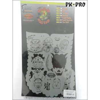 IWATA-ARTOOL Kanji Master Schablone Kanji Masks-(FH KM 5)