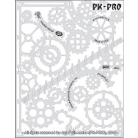 IWATA-ARTOOL Steampunk FX Schablone Klockworx-(FH SPFX 5)