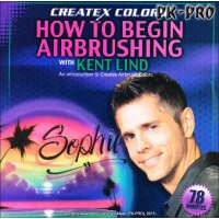 How to begin Airbrushing DVD ca. 78 Min.