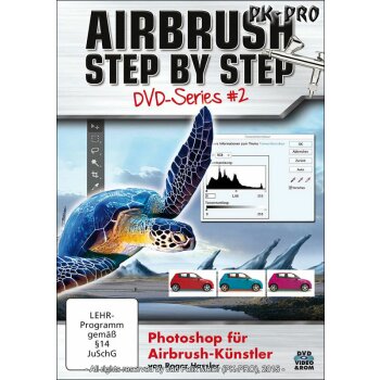 Airbrush STEP BY STEP DVD-Photoshop für Airbrush-Künster Series II - Roger Hassler